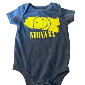 Nirvana Baby 0/3M One Piece Graphic Bodysuit